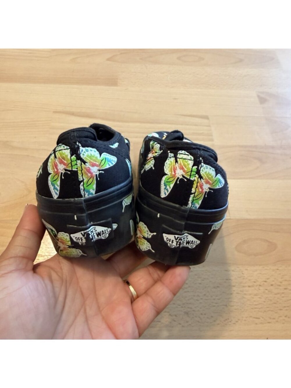 Vans Women's Authentic Stackform Morph Blackout Glow in the Dark Shoes Size 8 - Picture 7 of 10